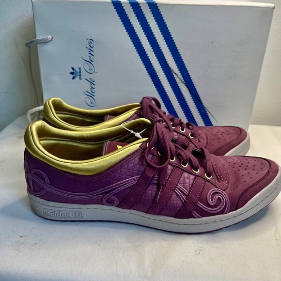 New Adidas Sleek Series Rare!!! Top Ten Low Sleek Prune Wmns 8.5  675001-2007 - Picture 1 of 14